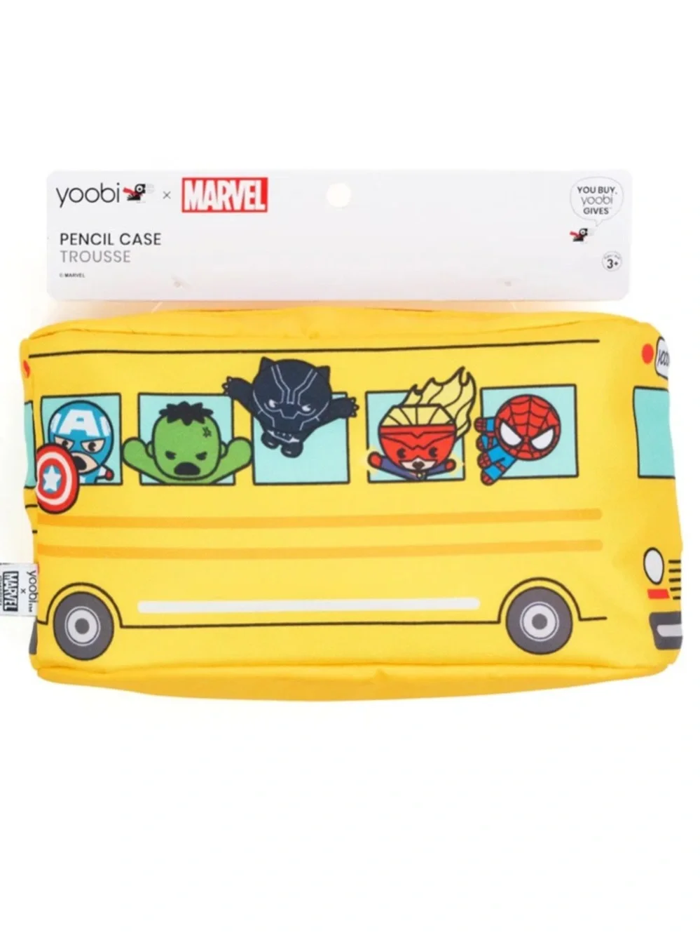 Yoobi x Marvel Avengers School Bus  Zippered Pouch